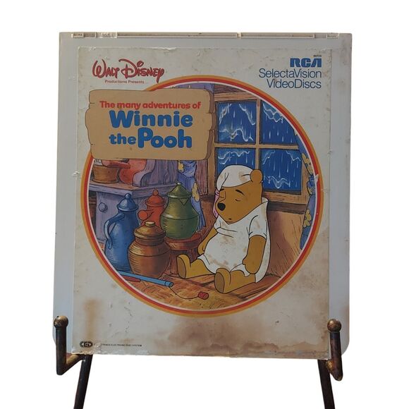Winnie The Pooh - Vtg CED VideoDisc Walt Disney Productions RCA 1982 - Picture 2 of 4